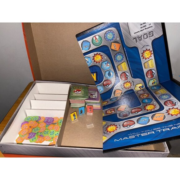 Milton Bradley 2005 Pokémon Master Trainer Board Game Incomplete - Picture 5 of 6